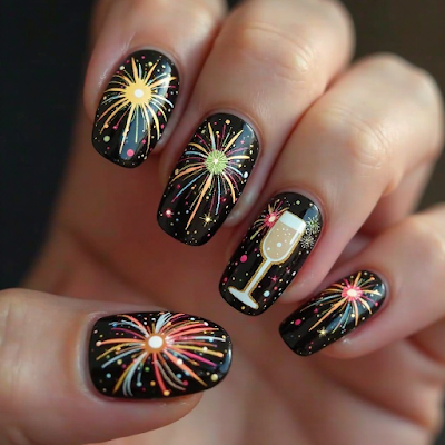 10 Ideas de Uñas Decoradas para Brillar en Año Nuevo 10 Ideas de Uñas Decoradas para Brillar en Año Nuevo