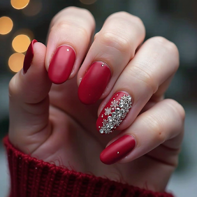 10 Uñas Rojas Decoradas para Navidad: Clásico, Elegante y Festivo