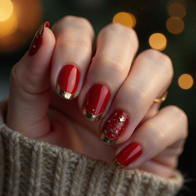 10 Uñas Rojas Decoradas para Navidad: Clásico, Elegante y Festivo