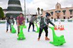 La Pista de Hielo en Soledad de Graciano Sánchez, un lugar mágico para disfrutar la Navidad