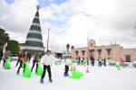 La Pista de Hielo en Soledad de Graciano Sánchez, un lugar mágico para disfrutar la Navidad