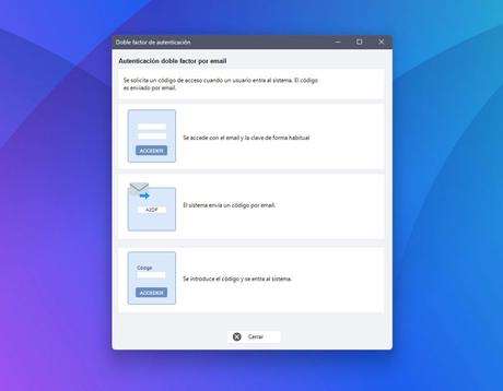 Dataprius. Doble factor de autenticación (2FA)