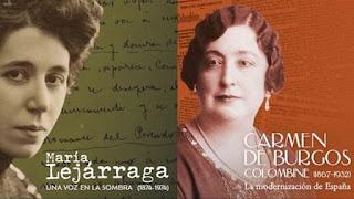 Carmen de Burgos y María Lejárraga en la BNE