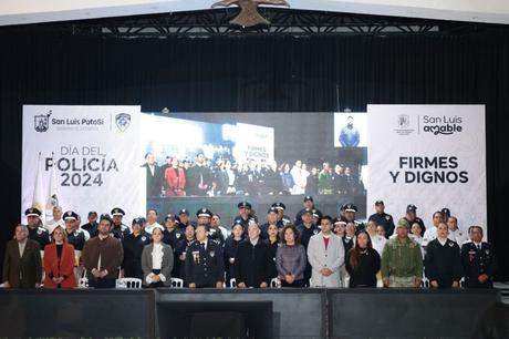 Reconocen y fortalecen a la Policía Municipal en el Día del Policía en San Luis Potosí