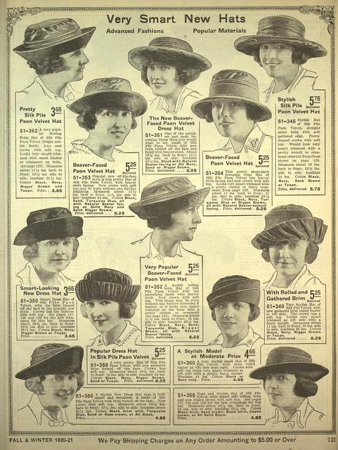 Catálogo de Moda 1920