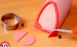 Paso a paso: Tarta bolso y sandalia con fondant