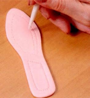 Paso a paso: Tarta bolso y sandalia con fondant