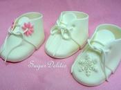 Tutorial: como hacer unos zapatitos bebe fondant