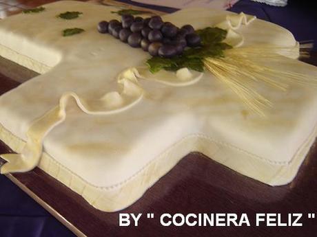 Paso a paso: Tarta Primera Comunión