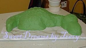 Tarta Dinosaurio en 3D