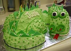 Tarta Dinosaurio en 3D