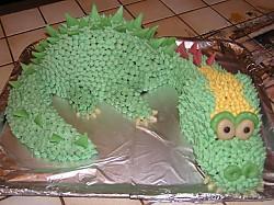 Tarta Dinosaurio en 3D