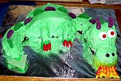 Tarta Dinosaurio en 3D