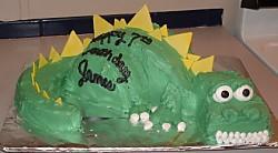 Tarta Dinosaurio en 3D