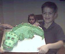 Tarta Dinosaurio en 3D