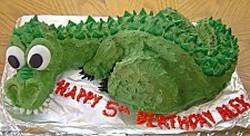 Tarta Dinosaurio en 3D