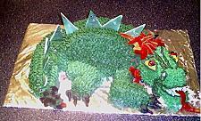 Tarta Dinosaurio en 3D