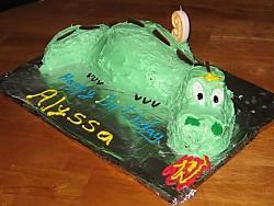 Tarta Dinosaurio en 3D