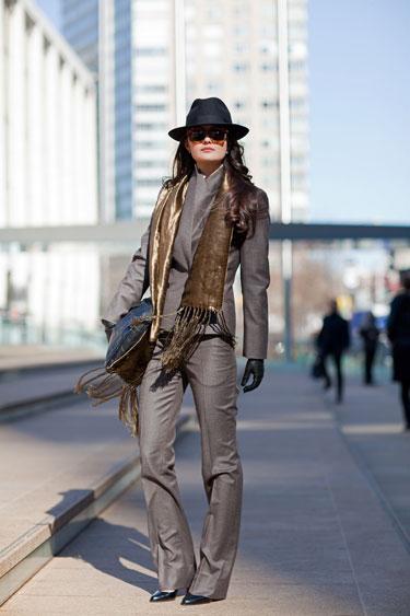Street style NYFW fall 2012
