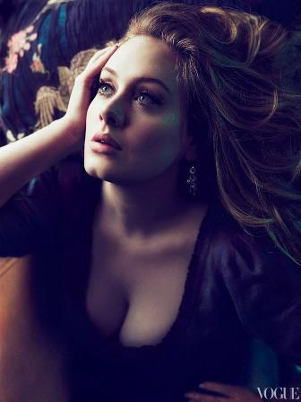 Una impresionante Adele conquista la portada de Vogue USA, Marzo 2012