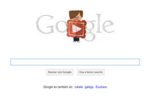 Doodle de San Valentín en Google