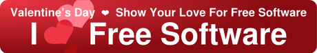 valentine 2010 I Love Free Software