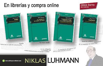 Cartel promocional: Colección Niklas Luhmann