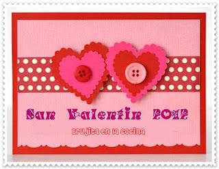 Mousse de fresa con corazón de cava