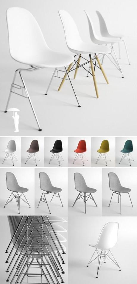 Eames Plastic Side Chair