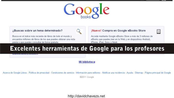 Excelentes herramientas de Google para los profesores