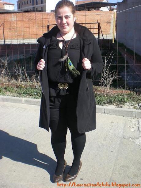 **Black Blouse & Shorts**