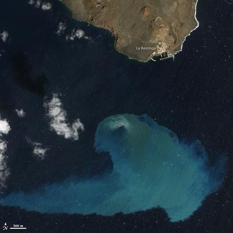 La erupción volcánica submarina de El Hierro
