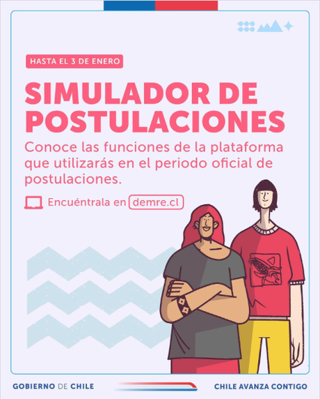 Estimados estudiantes de los 4° medios, generación 2024 y egresados, se comparte información sobre simulador de postulaciones. Estimados estudiantes de los 4° medios, generación 2024 y egresados, se comparte información sobre simulador de postulaciones.