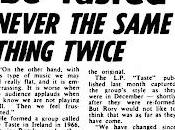 23/05/1969. taste: never same thing twice.