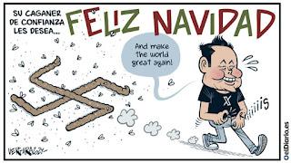 De las viñetas de humor de hoy jueves, 26 de diciembre de 2024