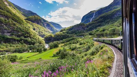 10 de los viajes en tren más pintorescos de Europa Flåmsbana
