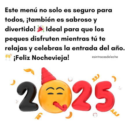Menú Especial de Nochevieja (Sin leche, huevo, soja ni gluten)