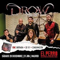 Concierto de Drow en El perro de la parte de atrás del coche