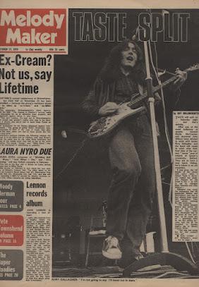 16/10/1970 EXCLUSIVA: TASTE se separa. 16/10/1970 EXCLUSIVA: TASTE se separa.