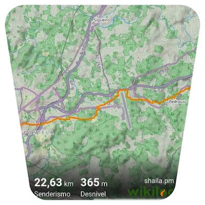 Camino de Santiago: Santa Irene - Santiago de Compostela