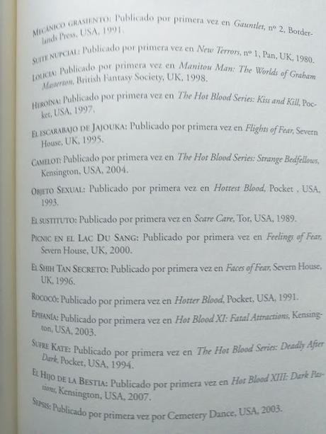 El hijo de la bestia y otros relatos de terror y sexo extravagante, de Graham Masterton