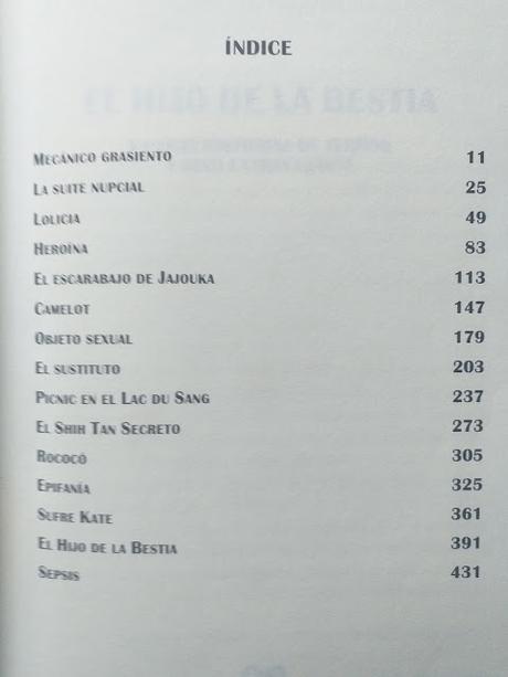 El hijo de la bestia y otros relatos de terror y sexo extravagante, de Graham Masterton