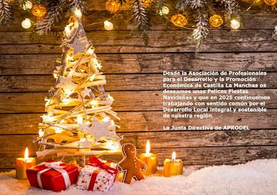 Feliz Navidad desde APRODEL CASTILLA LA MANCHA