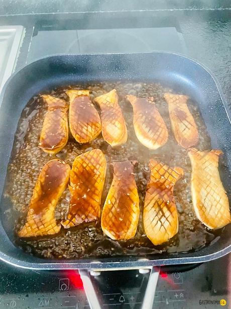 Setas de cardo con hoisin y salsa de ostras, una opción vegetariana de lujo