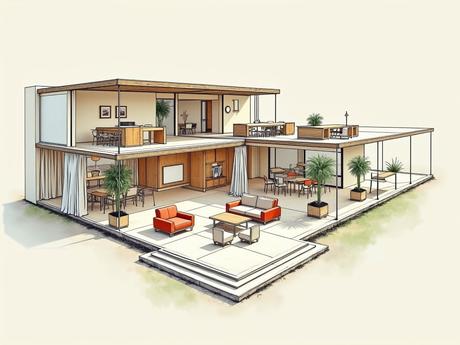 Descubre la fascinación oculta detrás de la CASA DE LUJO RETRO  4