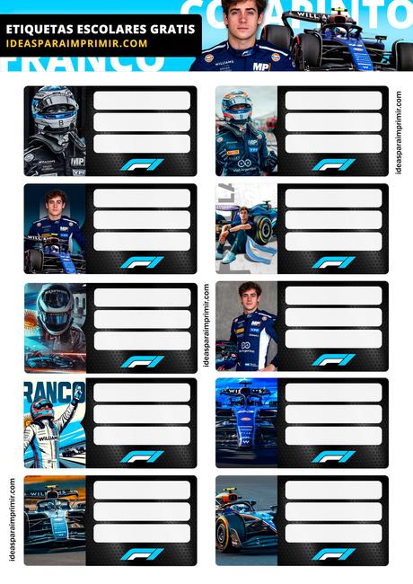 [+10] Etiquetas escolares de FRANCO COLAPINTO GRATIS para editar e imprimir!
