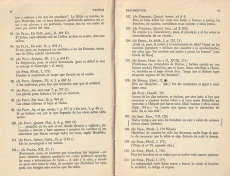 LOS FRAGMENTOS DE HERÁCLITO