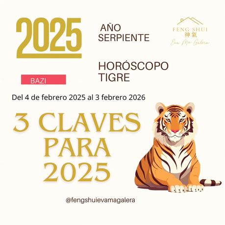 🌟 Las 3 Claves más importantes para el Tigre 🐯 en el año de la Serpiente 🐍 en 2025
