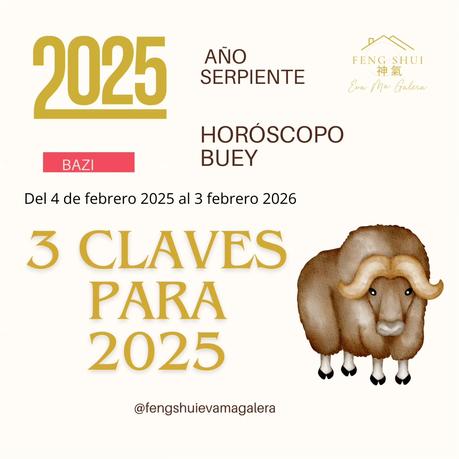 🌟 Las 3 Claves más importantes para el Buey 🐂 en el año de la Serpiente 🐍 en 2025