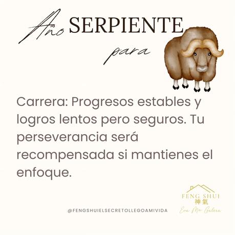 🌟 Las 3 Claves más importantes para el Buey 🐂 en el año de la Serpiente 🐍 en 2025